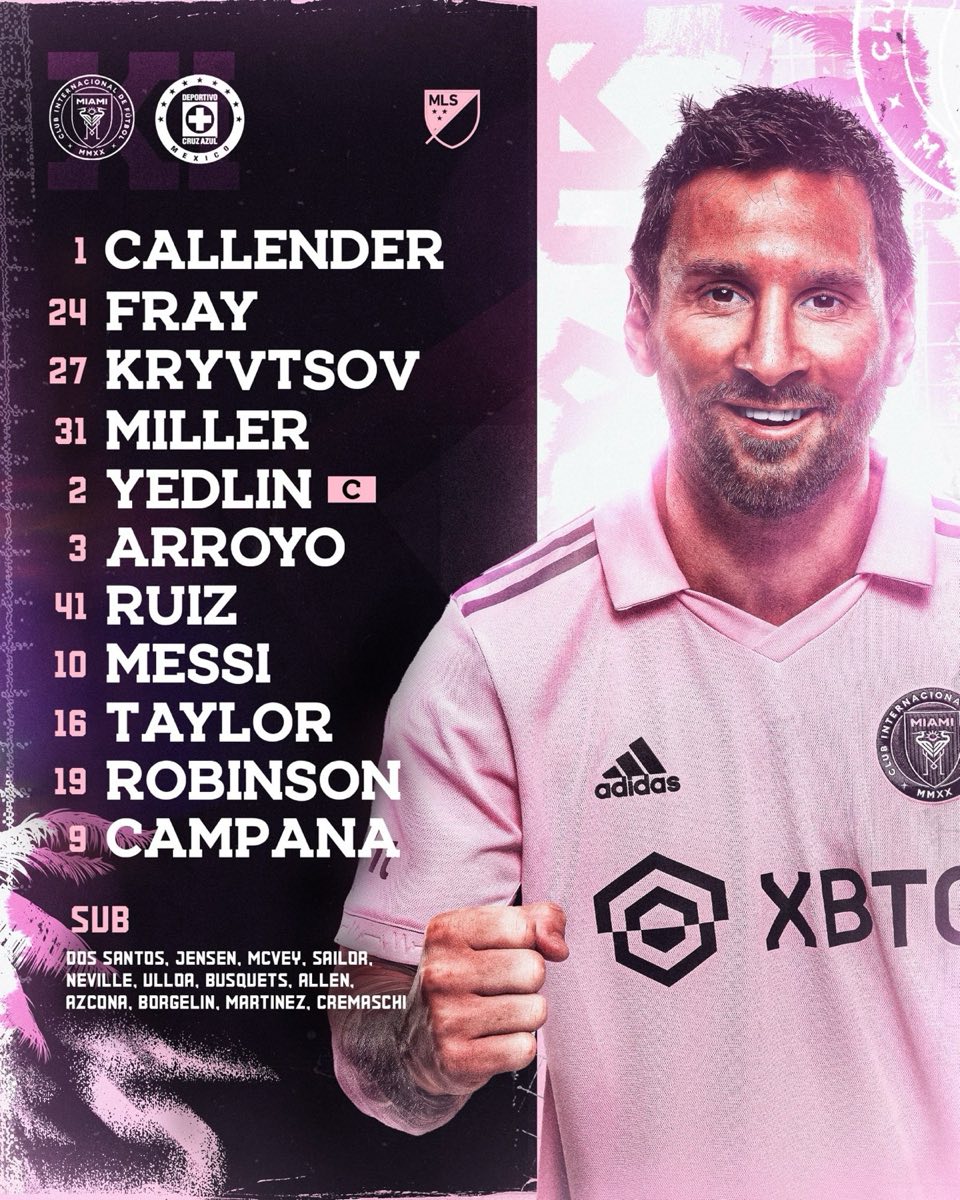 Inter Miami XI concept