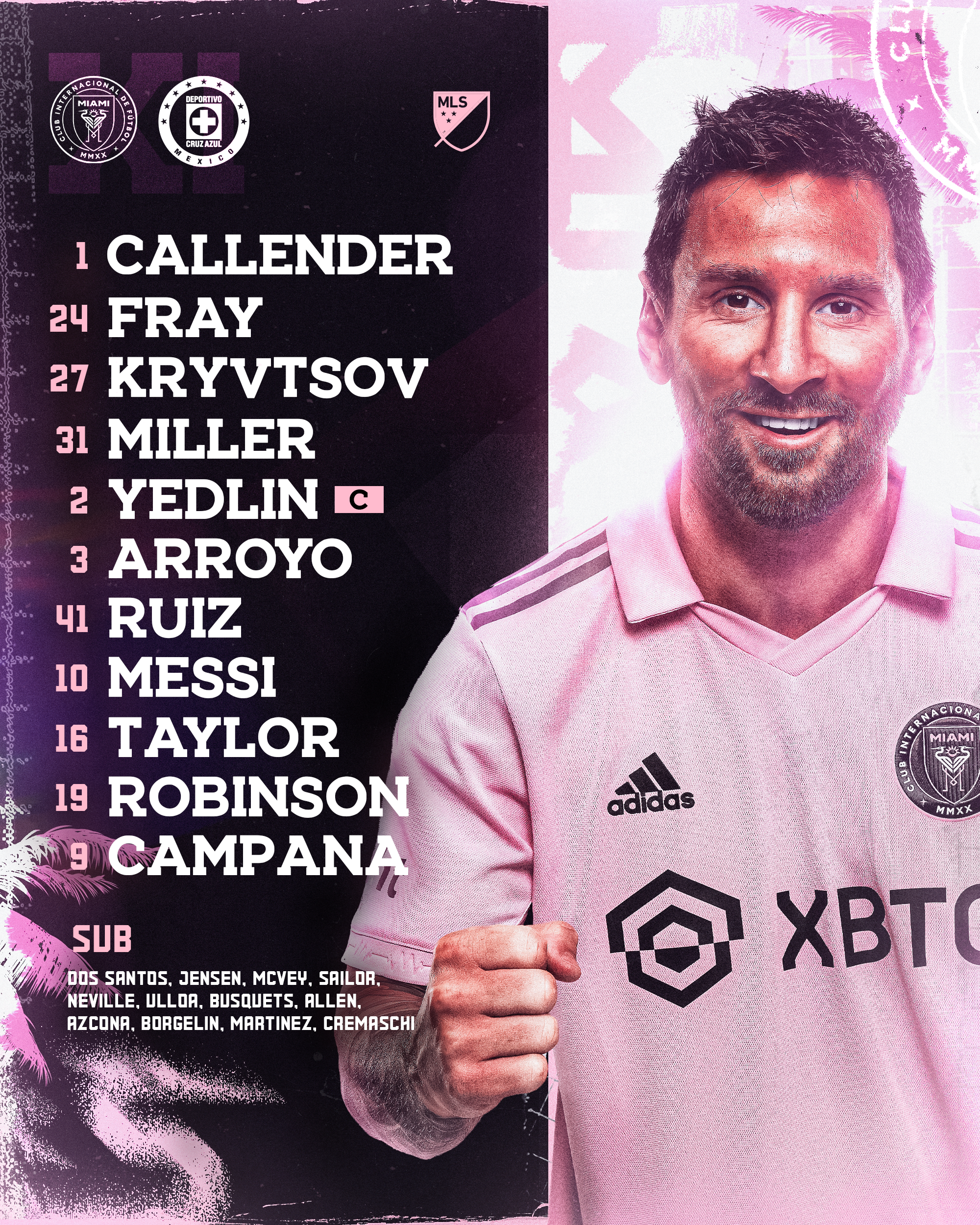 Inter Miami XI concept