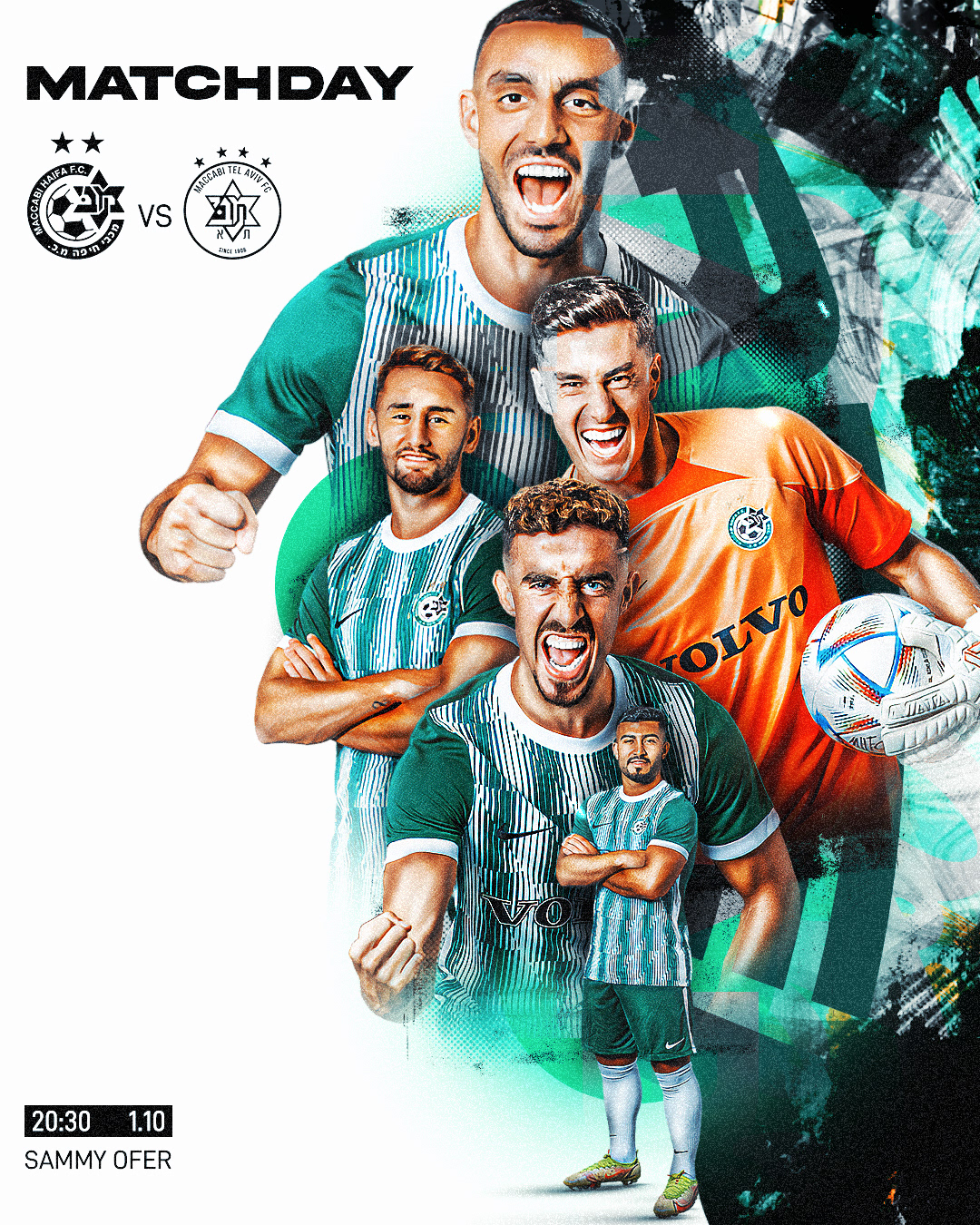 Maccabi Haifa vs Maccabi Tel Aviv matchday