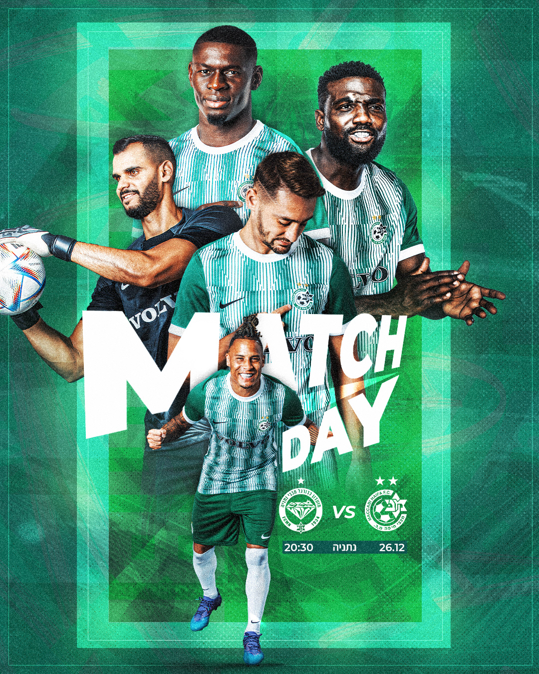 Maccabi Haifa matchday visual