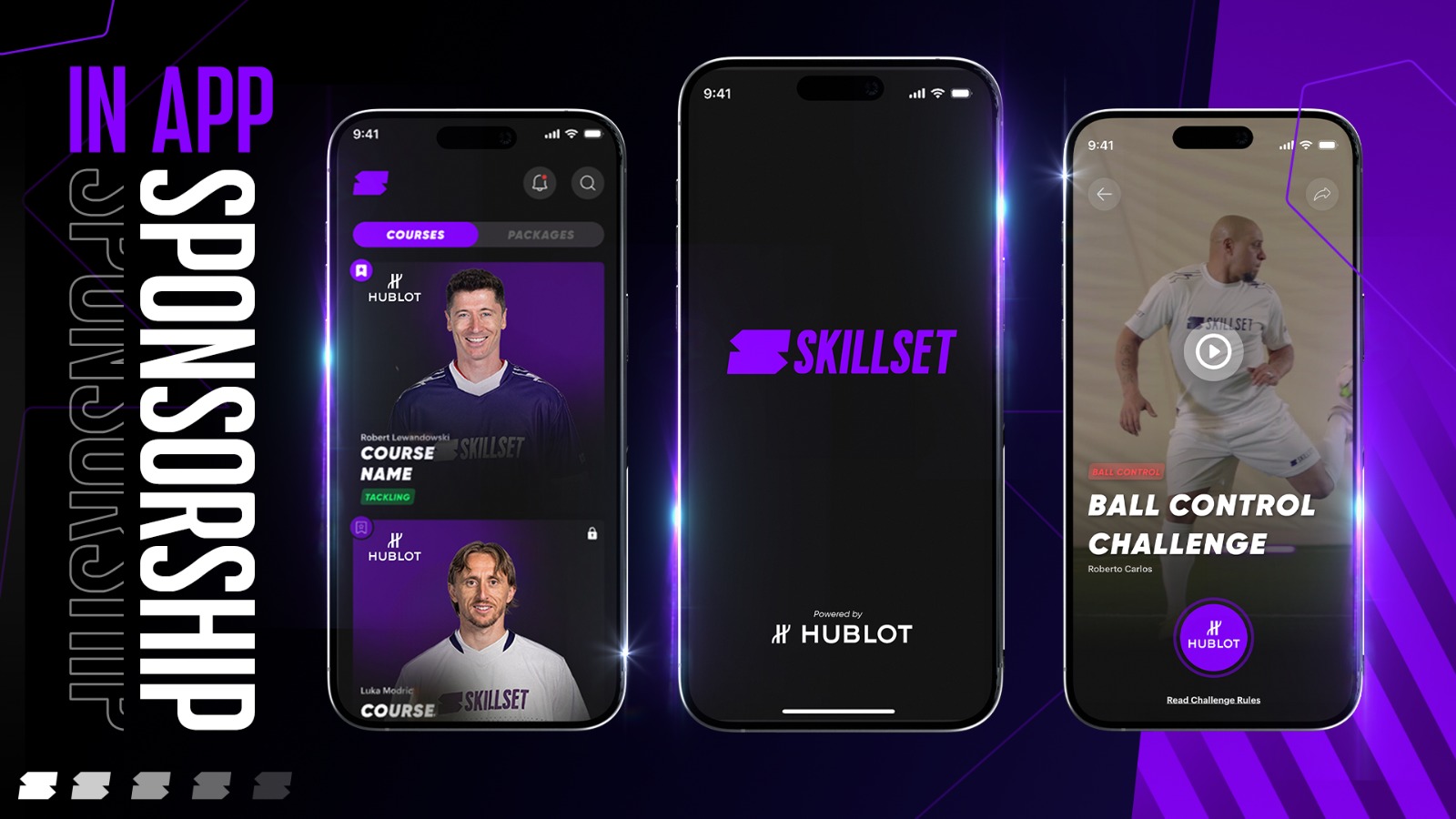 Skillset Hublot in-app sponsorship