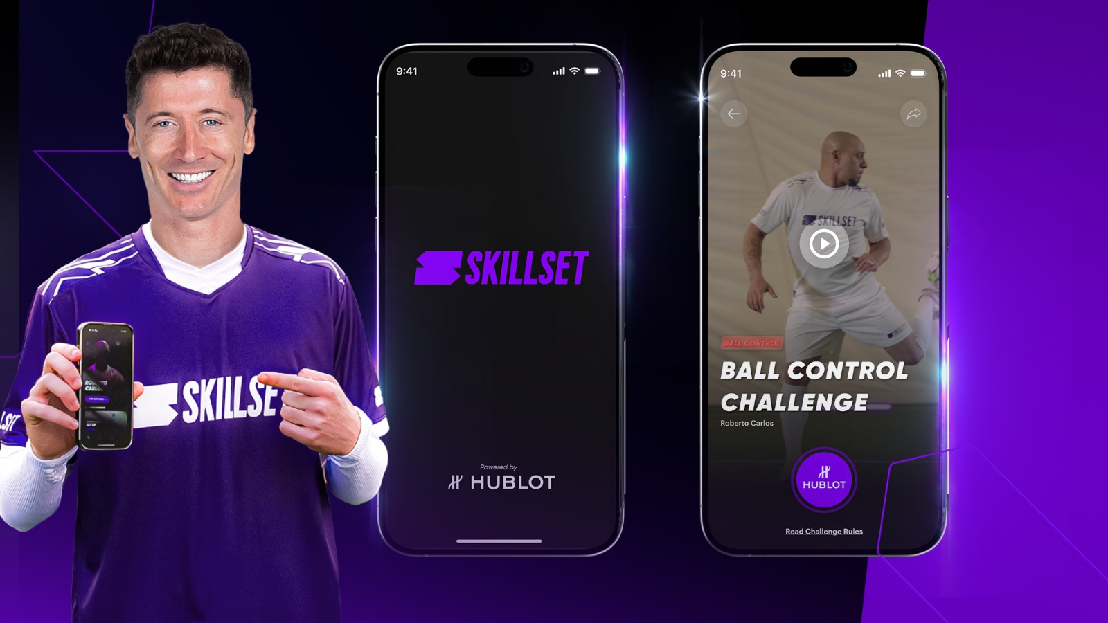 Skillset Lewandowski app screens